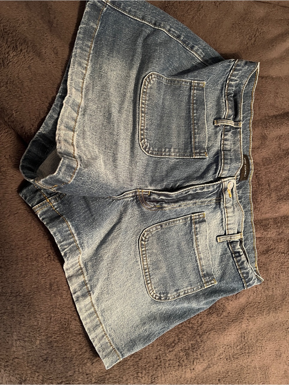 High-Waist Light Blue Denim Shorts for Women